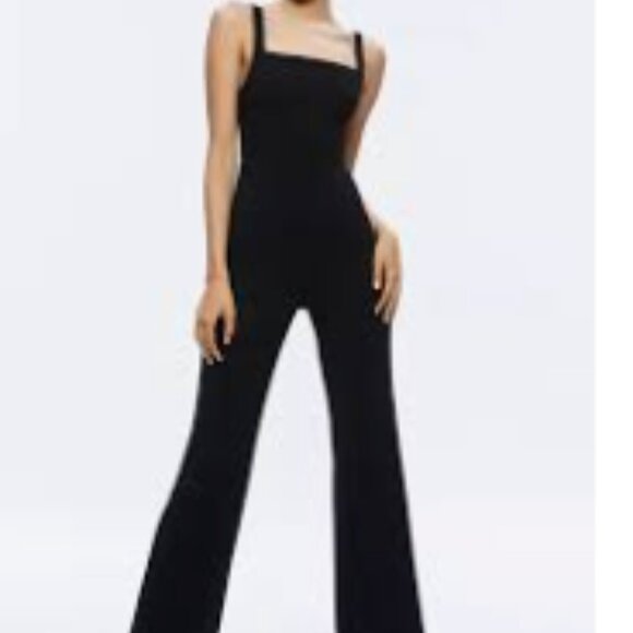 Alice and Olivia Nova Jumpsuit - Black, Women's Size 10 - Picture 4 of 10